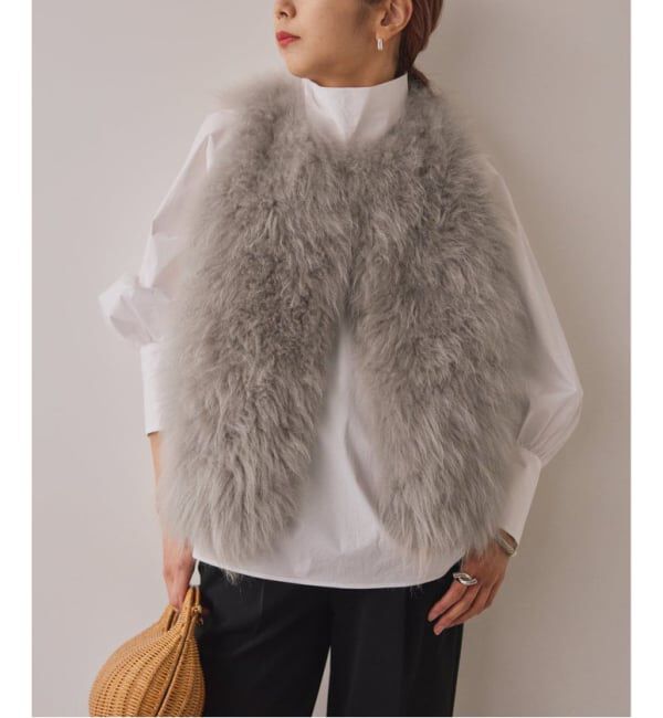 VERMEIL par iena「Cashmere Fur gilet」|その他|