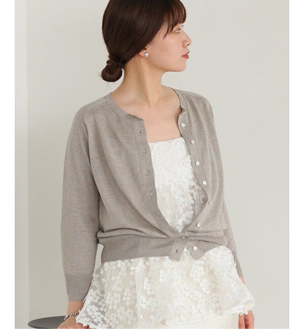 IENA「《追加》フラワーエンブロイダリー キャミソール」|キャミソール|