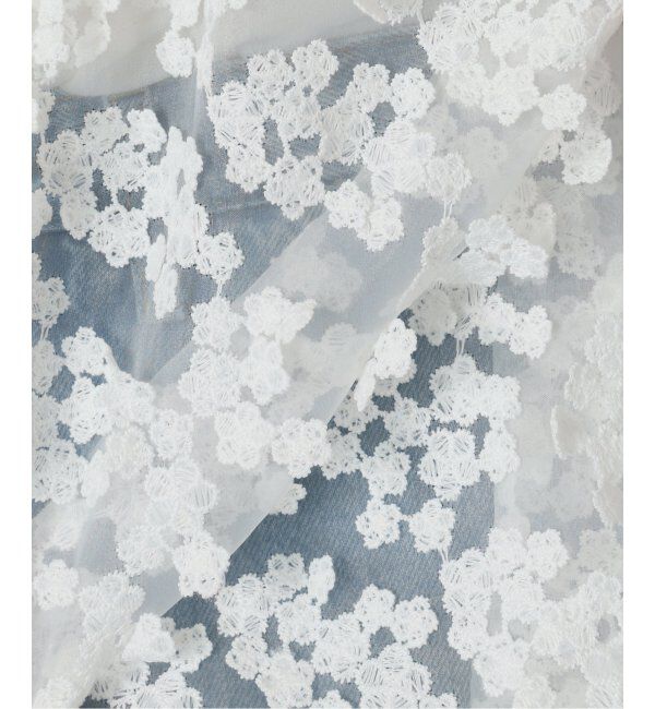 IENA「《追加》フラワーエンブロイダリー キャミソール」|キャミソール|