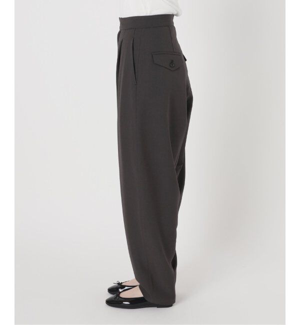 IENA LA BOUCLE「IENA LA BOUCLE カーブボリュームパンツ」|スラックス|