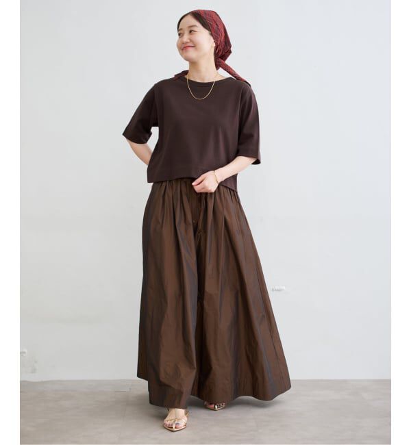 IENA「《WEB限定/追加》クロップドTシャツ」|Tシャツ・カットソー|