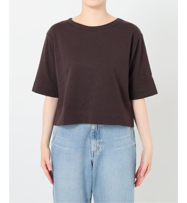 IENA「《WEB限定/追加》クロップドTシャツ」|Tシャツ・カットソー|