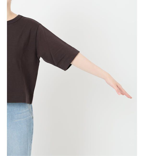 IENA「《WEB限定/追加》クロップドTシャツ」|Tシャツ・カットソー|