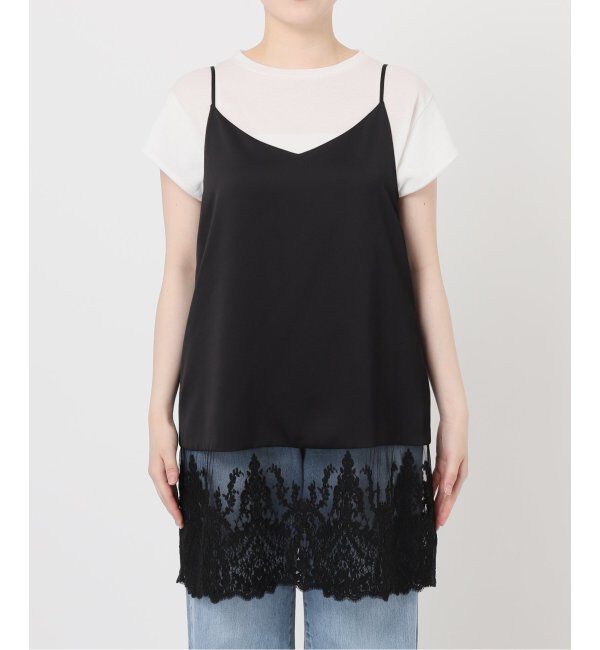 IENA「Satinレース キャミソールワンピース」|ワンピース|