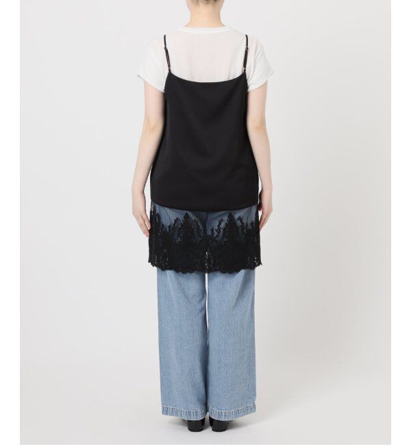 IENA「Satinレース キャミソールワンピース」|ワンピース|