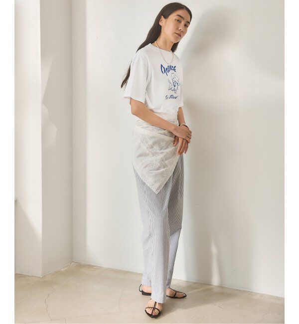 IENA「BLACK フレンチクック Tシャツ」|Tシャツ・カットソー|