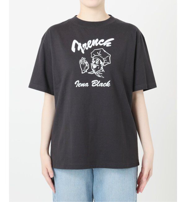IENA「BLACK フレンチクック Tシャツ」|Tシャツ・カットソー|