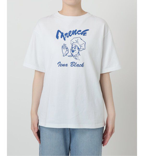 IENA「BLACK フレンチクック Tシャツ」|Tシャツ・カットソー|