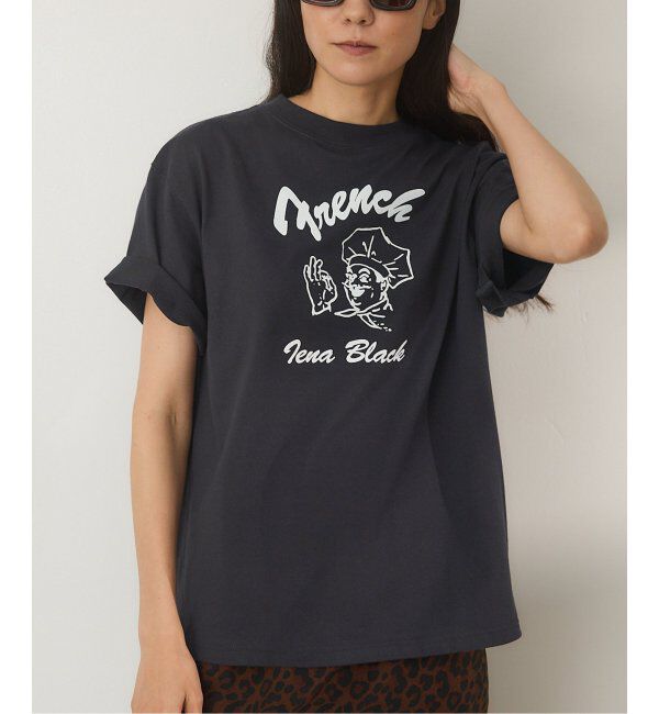 IENA「BLACK フレンチクック Tシャツ」|Tシャツ・カットソー|