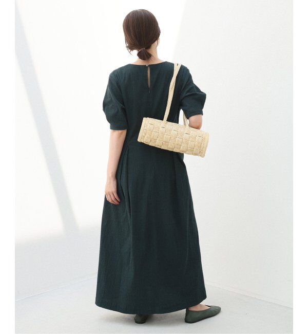 IENA「《追加》B. サッカーVネックワンピース」|ワンピース|