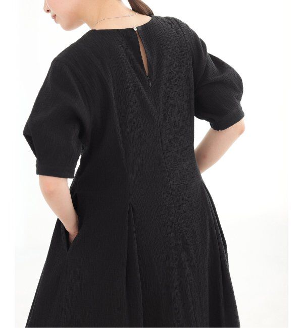 IENA「《追加》B. サッカーVネックワンピース」|ワンピース|