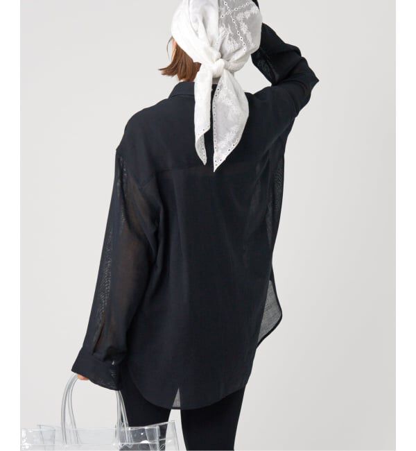 IENA「シアーメッシュ シャツ」|シャツ・ブラウス|