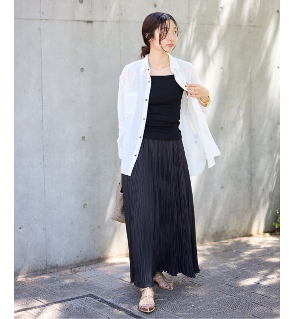 IENA「シアーメッシュ シャツ」|シャツ・ブラウス|