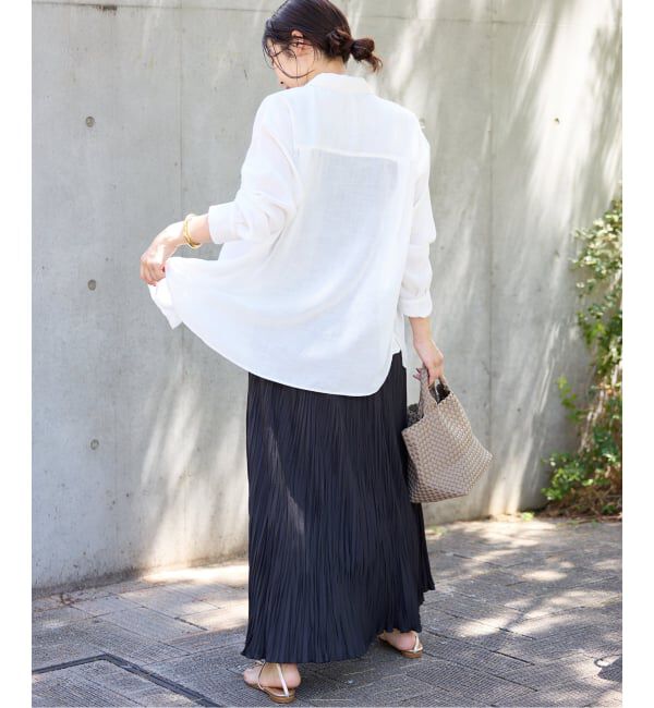 IENA「シアーメッシュ シャツ」|シャツ・ブラウス|