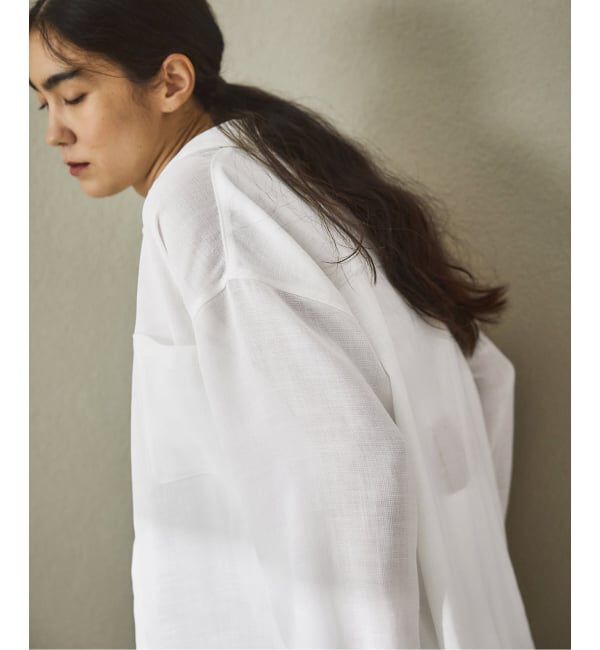 IENA「シアーメッシュ シャツ」|シャツ・ブラウス|
