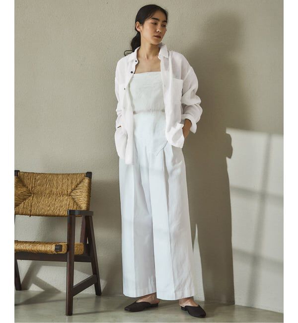 IENA「シアーメッシュ シャツ」|シャツ・ブラウス|