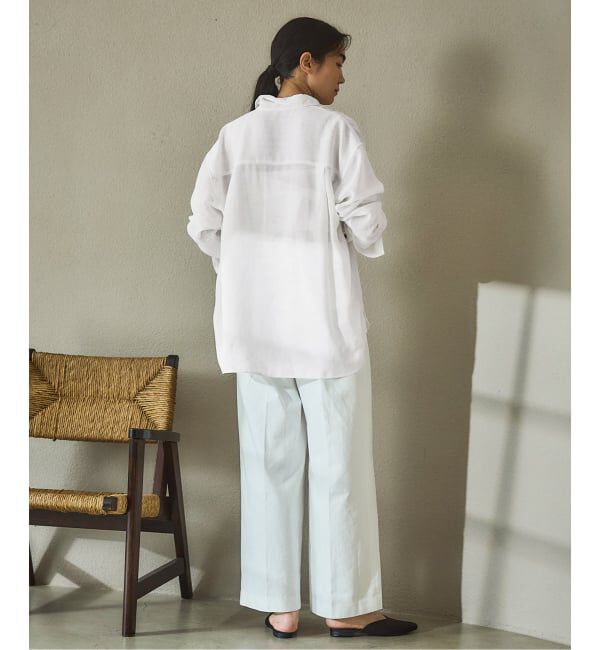 IENA「シアーメッシュ シャツ」|シャツ・ブラウス|