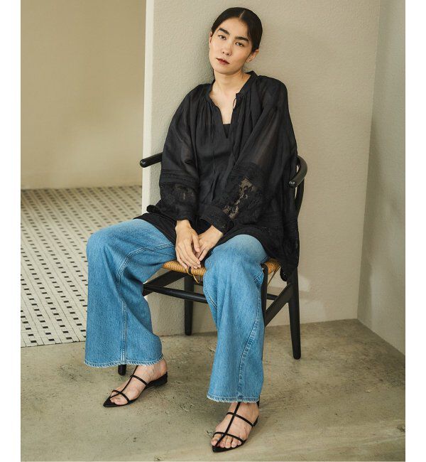 IENA「ラミーチャーチブラウス」|シャツ・ブラウス|