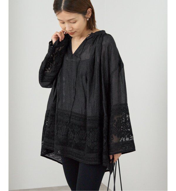 IENA「ラミーチャーチブラウス」|シャツ・ブラウス|