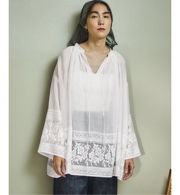 IENA「ラミーチャーチブラウス」|シャツ・ブラウス|