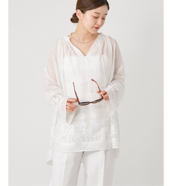 IENA「ラミーチャーチブラウス」|シャツ・ブラウス|