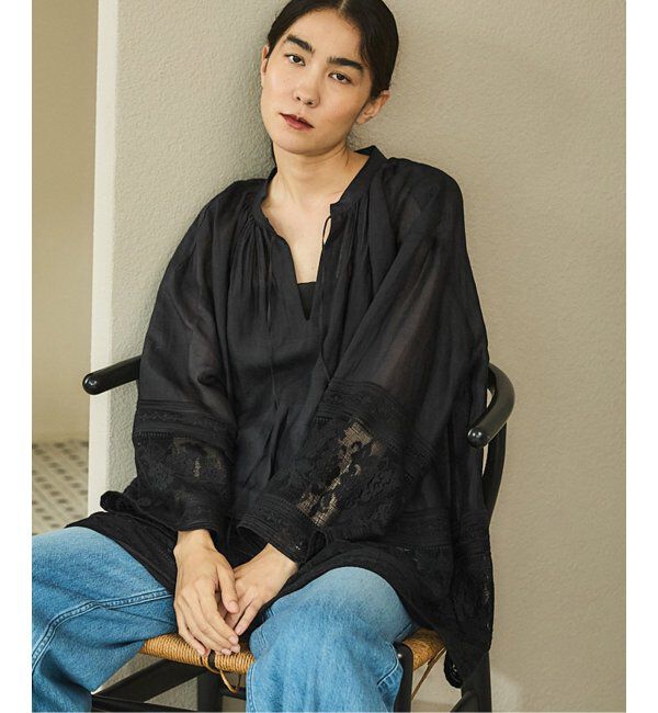 IENA「ラミーチャーチブラウス」|シャツ・ブラウス|