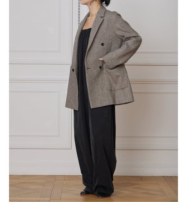 IENA LA BOUCLE「IENA LA BOUCLE キュプラベアオールインワン」|オールインワン|