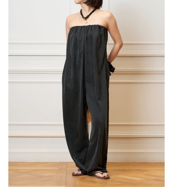 IENA LA BOUCLE「IENA LA BOUCLE キュプラベアオールインワン」|オールインワン|