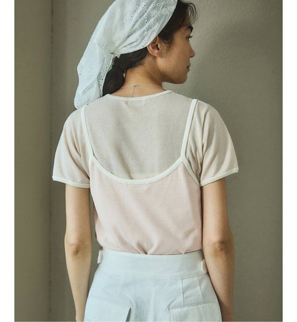 IENA「リンガーキャミソール」|ニット・セーター|