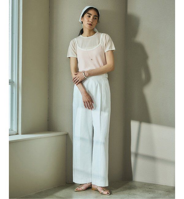 IENA「リンガーキャミソール」|ニット・セーター|