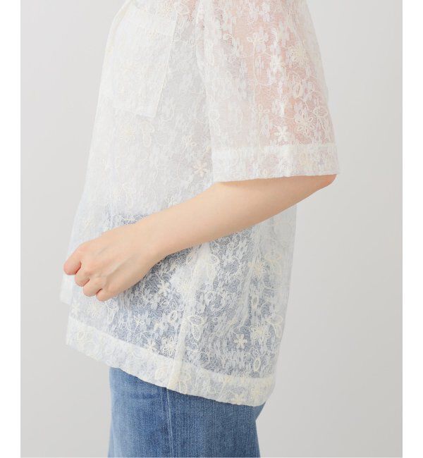 SLOBE IENA「HOSBJERG/ホスビョーグ レースシャツ 2709 TALI SHIRT」|シャツ・ブラウス|