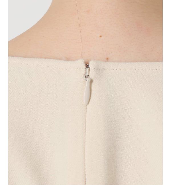 VERMEIL par iena「《追加2》P/Ryツイルウエストシェイプワンピース」|ワンピース|