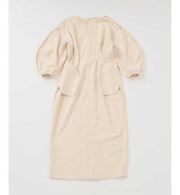 VERMEIL par iena「《追加2》P/Ryツイルウエストシェイプワンピース」|ワンピース|
