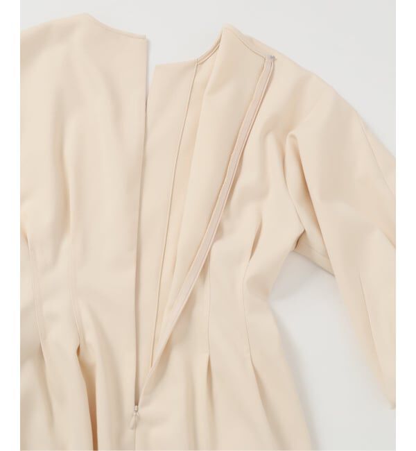 VERMEIL par iena「《追加2》P/Ryツイルウエストシェイプワンピース」|ワンピース|