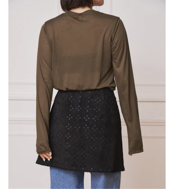 IENA LA BOUCLE「BASERANGE/ベースレンジ LONG SLEEVE Tシャツ TOLSBL-000」|Tシャツ・カットソー|