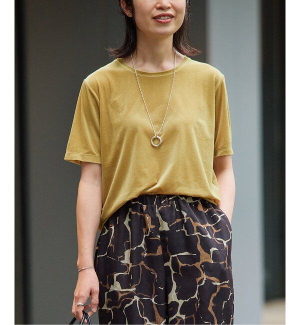 VERMEIL par iena「SHEER VELOUR トップス」|Tシャツ・カットソー|