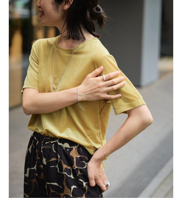 VERMEIL par iena「SHEER VELOUR トップス」|Tシャツ・カットソー|