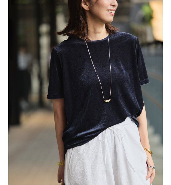 VERMEIL par iena「SHEER VELOUR トップス」|Tシャツ・カットソー|