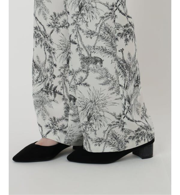 VERMEIL par iena「サテンプリントイージーパンツ」|その他|