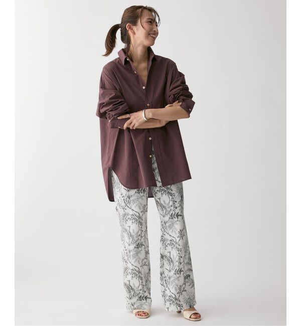 VERMEIL par iena「サテンプリントイージーパンツ」|その他|