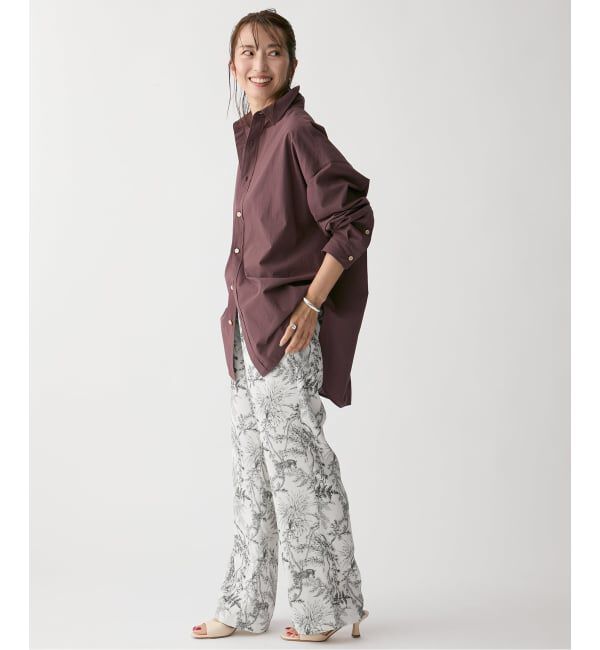 VERMEIL par iena「サテンプリントイージーパンツ」|その他|