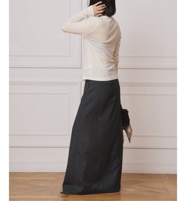 IENA LA BOUCLE「IENA LA BOUCLE シアーフライスカーディガン」|カーディガン|