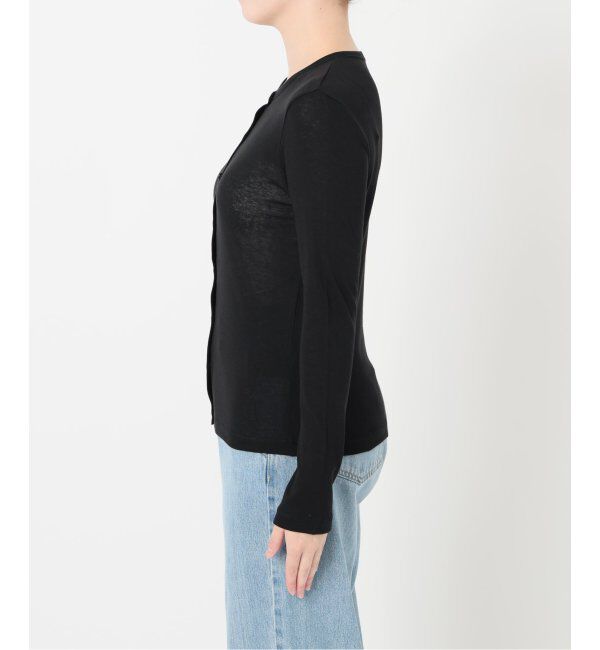 IENA LA BOUCLE「IENA LA BOUCLE シアーフライスカーディガン」|カーディガン|