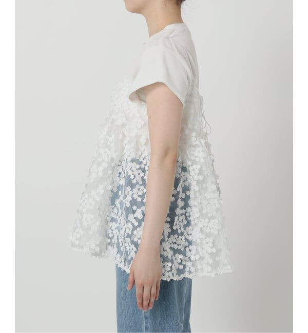 IENA「《WEB限定/追加2》フラワーエンブロイダリー キャミソール」|キャミソール|