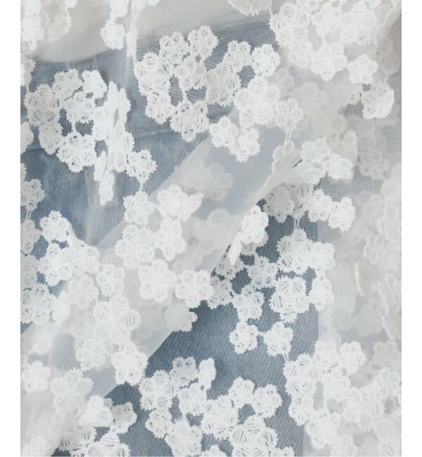 IENA「《WEB限定/追加2》フラワーエンブロイダリー キャミソール」|キャミソール|