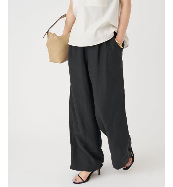 IENA「レーヨンリネンタンブラーイージーパンツ」|その他|