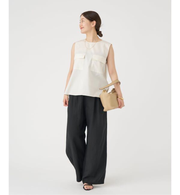IENA「レーヨンリネンタンブラーイージーパンツ」|その他|