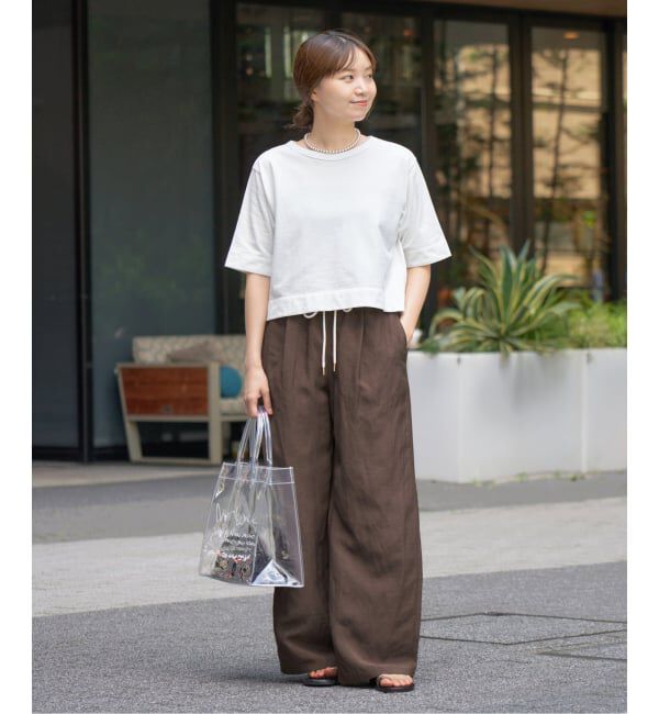 IENA「レーヨンリネンタンブラーイージーパンツ」|その他|