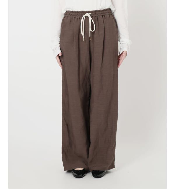 IENA「レーヨンリネンタンブラーイージーパンツ」|その他|