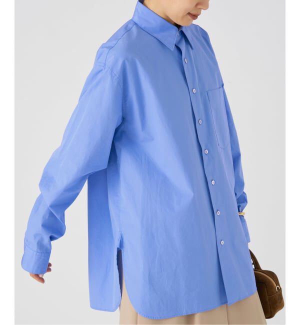IENA「THOMAS MAISON NEWエレメントシャツ」|シャツ・ブラウス|ブルー A